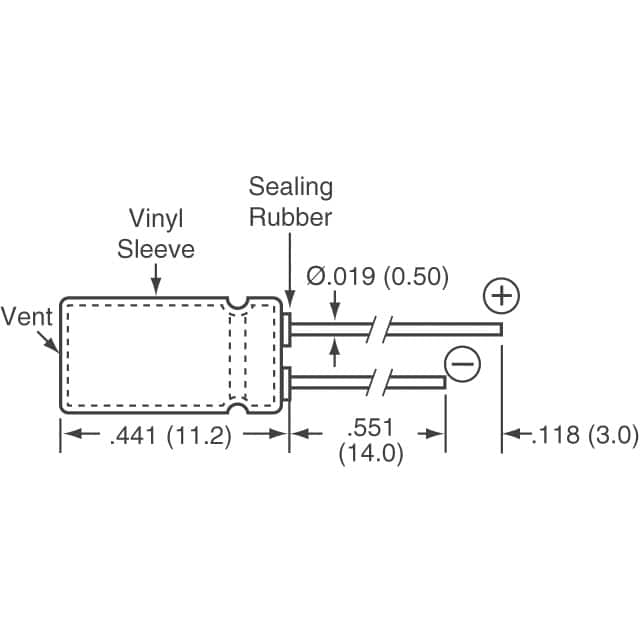 EEU-FC1C101 Panasonic Electronic Components  Condensadores electrolíticos de aluminio